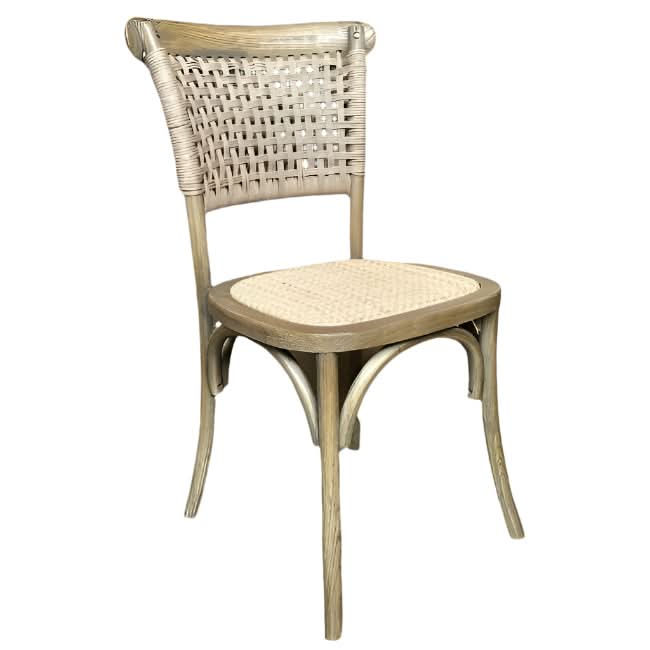 EIFFEL ELM WOOD DINING CHAIR IN ANTIQUE NATURAL COLOUR - MyChocolateWood