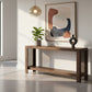 ELDRIDGE CONSOLE TABLE/HALL TABLE IN MINDI WOOD HONEY BROWN - MyChocolateWood