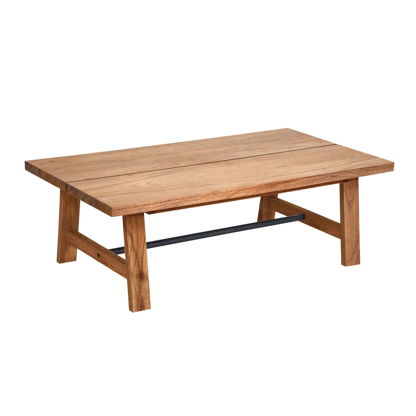 ELDRIDGE FARMERS COFFEE TABLE IN MINDI WOOD LIGHT TOBACCO - MyChocolateWood