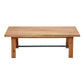 ELDRIDGE FARMERS COFFEE TABLE IN MINDI WOOD LIGHT TOBACCO - MyChocolateWood