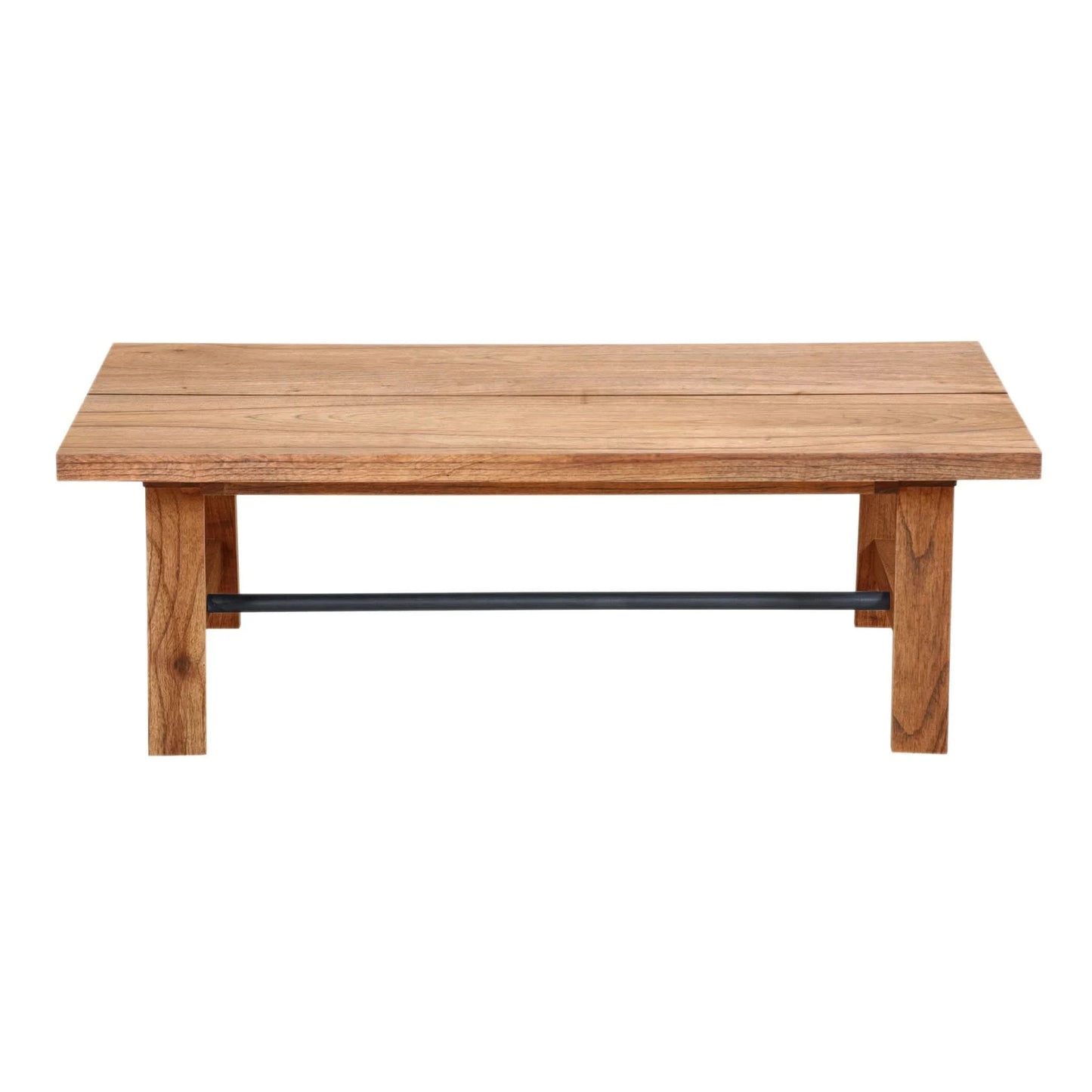 ELDRIDGE FARMERS COFFEE TABLE IN MINDI WOOD LIGHT TOBACCO - MyChocolateWood