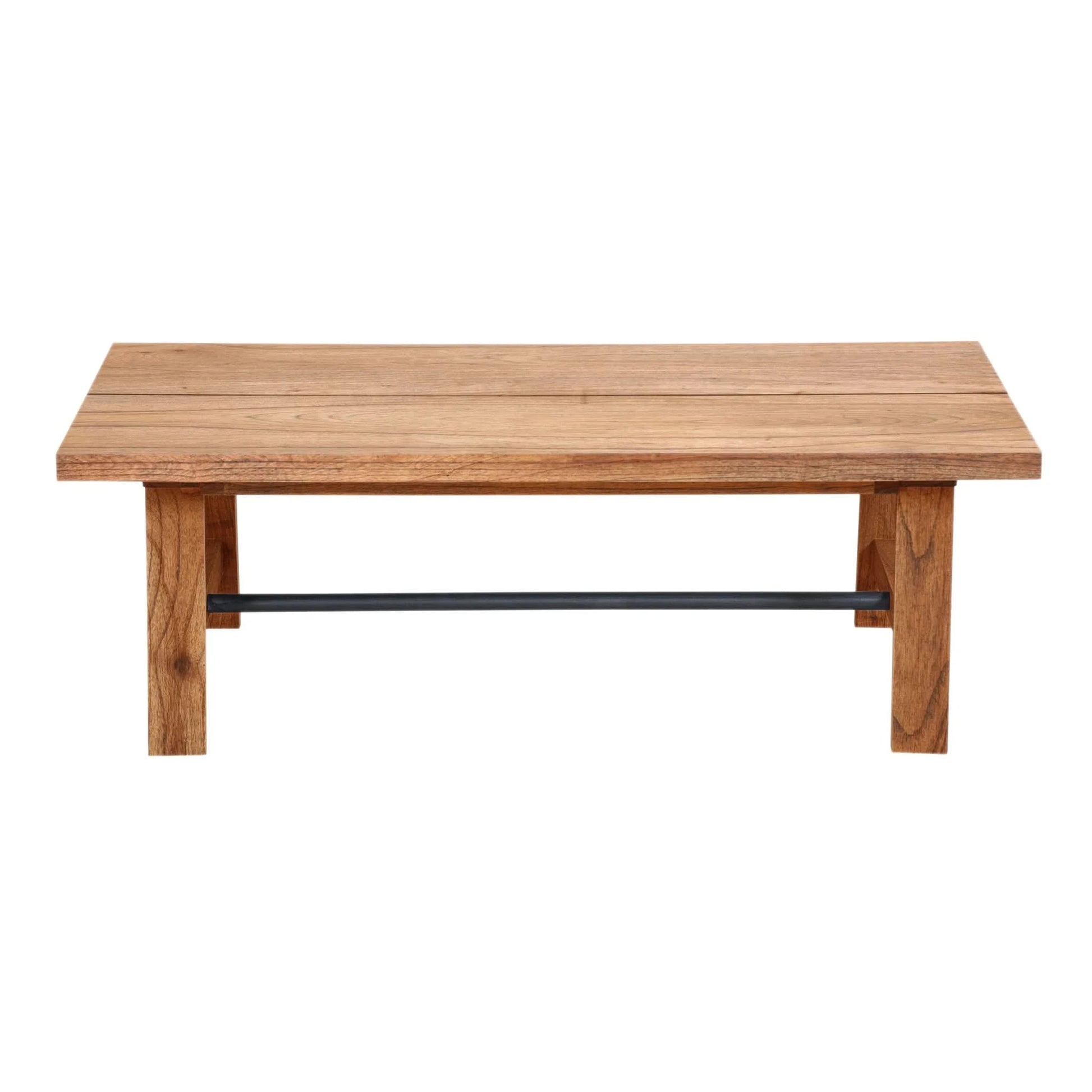 ELDRIDGE FARMERS COFFEE TABLE IN MINDI WOOD LIGHT TOBACCO - MyChocolateWood