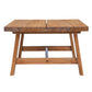 ELDRIDGE FARMERS COFFEE TABLE IN MINDI WOOD LIGHT TOBACCO - MyChocolateWood