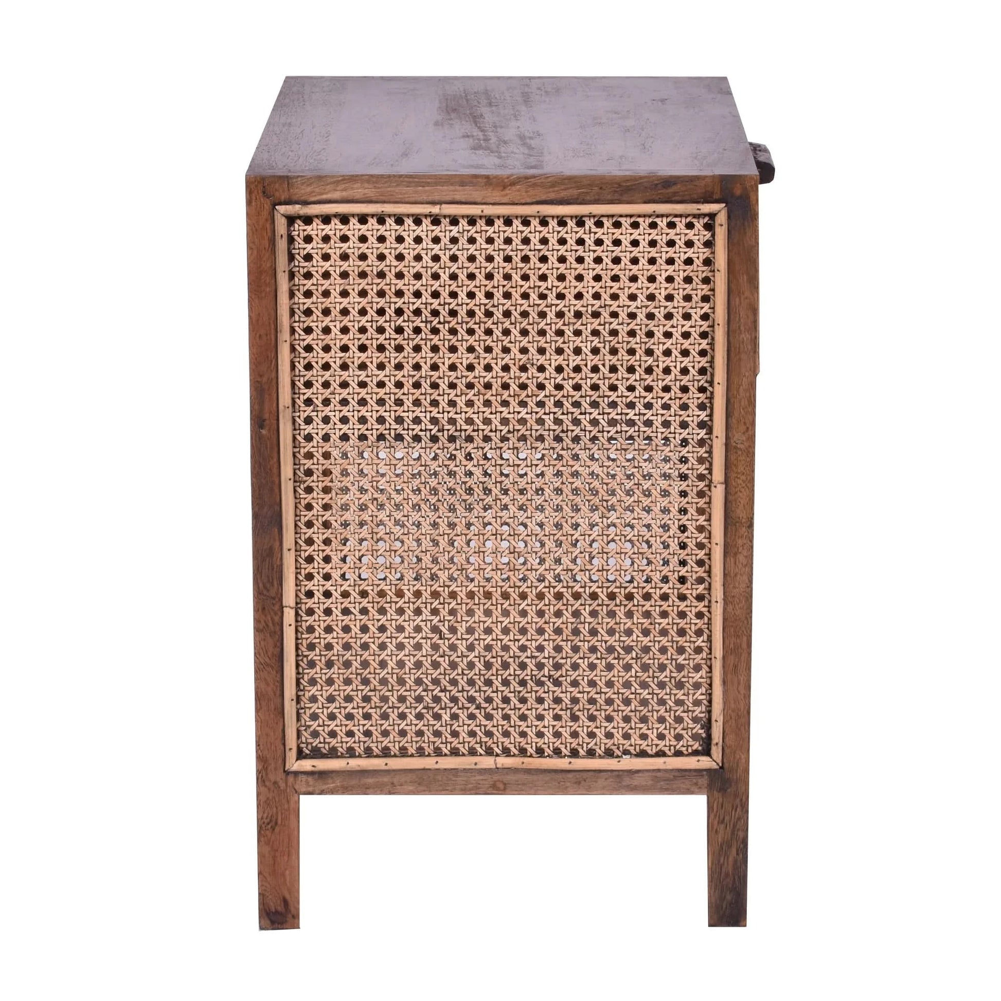 ELDRIDGE MINDI WOOD 1 DRAWER BEDSIDE TABLE IN HONEY BROWN - MyChocolateWood