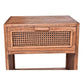 ELDRIDGE MINDI WOOD 1 DRAWER BEDSIDE TABLE IN LIGHT TOBACCO - MyChocolateWood