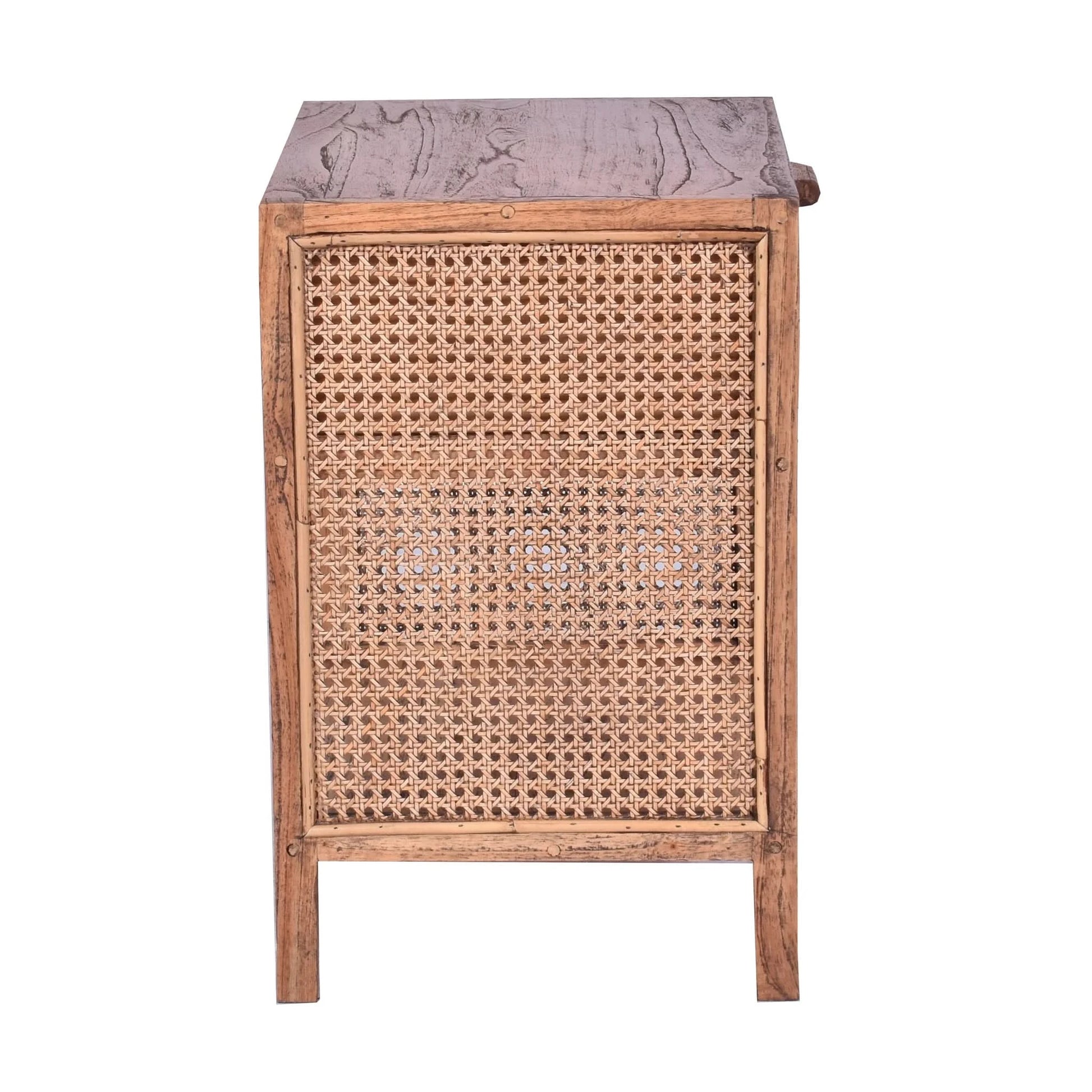 ELDRIDGE MINDI WOOD 1 DRAWER BEDSIDE TABLE IN LIGHT TOBACCO - MyChocolateWood