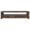 ELDRIDGE MINDI WOOD TV UNIT IN HONEY BROWN 4 DRAWERS 180CM - MyChocolateWood