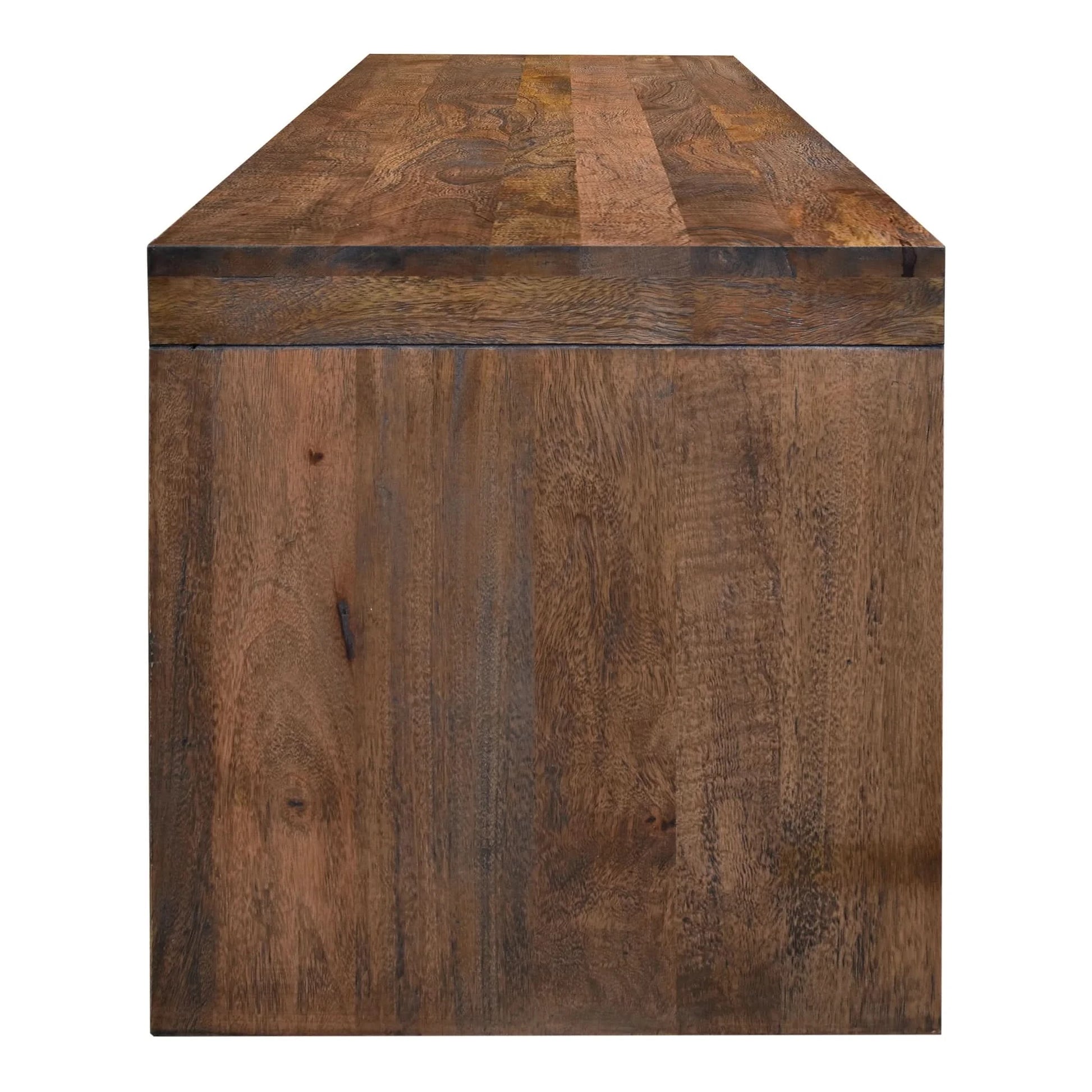 ELDRIDGE MINDI WOOD TV UNIT IN HONEY BROWN 4 DRAWERS 180CM - MyChocolateWood