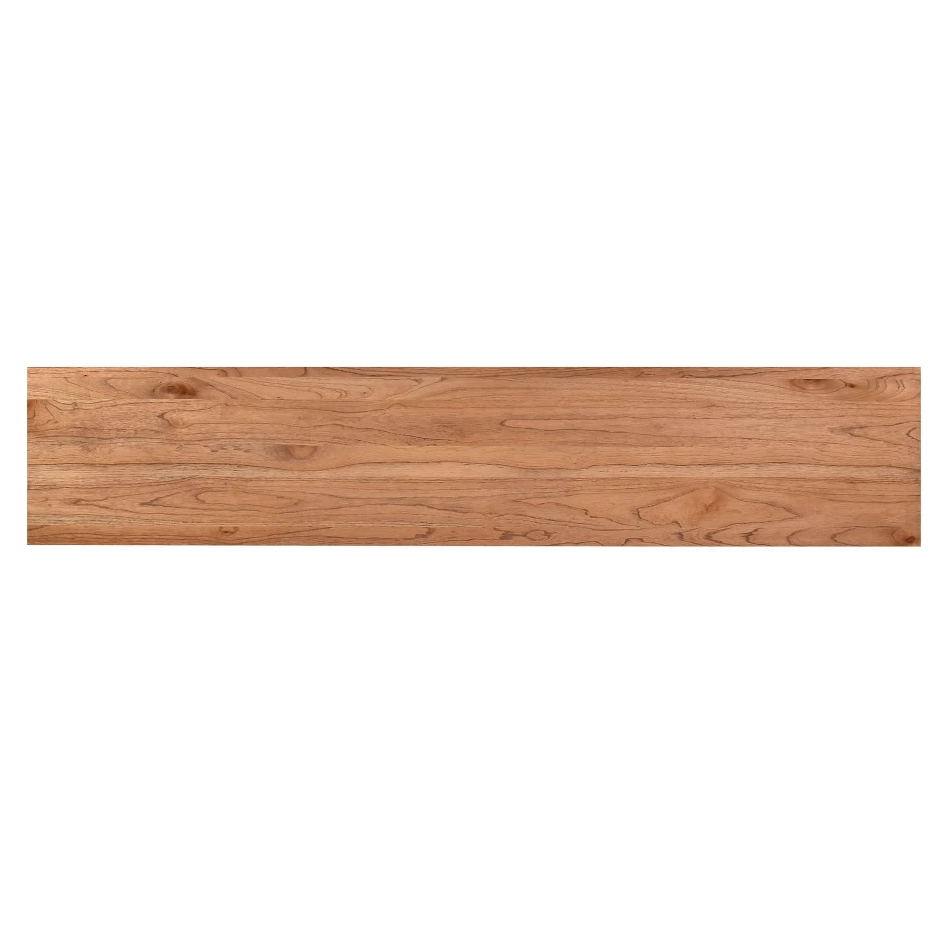 ELDRIDGE OPEN TALL BOOKCASE IN FRUITWOOD TIMBER LIGHT TOBACCO - MyChocolateWood