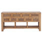 ELDRIDGE SOLID MINDI WOOD BUFFET 9 DRAWERS SIDEBOARD IN LIGHT TOBACCO 180CM - MyChocolateWood