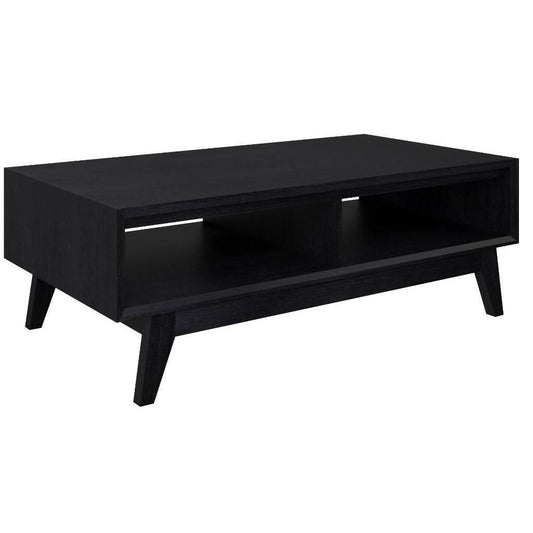 ELIJAH ACACIA WOOD COFFEE TABLE IN BRUSHED BLACK ACACIA - MyChocolateWood