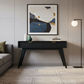 ELIJAH ACACIA WOOD CONSOLE TABLE/HALL TABLE  2 DRAWERS IN BRUSHED BLACK ACACIA - MyChocolateWood