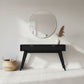 ELIJAH ACACIA WOOD CONSOLE TABLE/HALL TABLE  2 DRAWERS IN BRUSHED BLACK ACACIA - MyChocolateWood