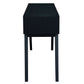 ELIJAH ACACIA WOOD CONSOLE TABLE/HALL TABLE 2 DRAWERS IN BRUSHED BLACK ACACIA - MyChocolateWood