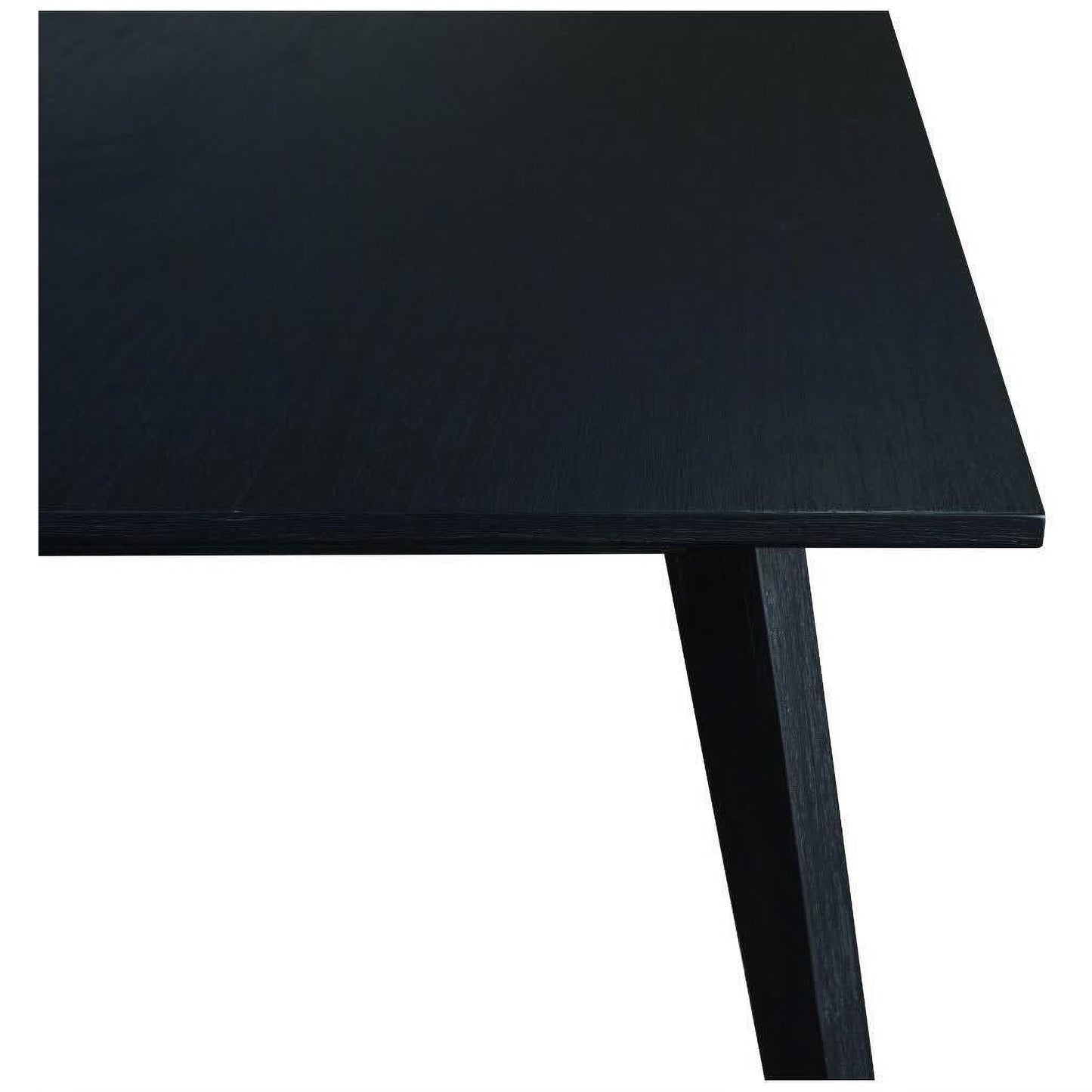 ELIJAH ACACIA WOOD DINING TABLE IN BRUSHED BLACK ACACIA 180CM