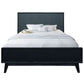 ELIJAH ACACIA WOOD QUEEN BED IN BRUSHED BLACK ACACIA - MyChocolateWood