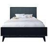 ELIJAH ACACIA WOOD QUEEN BED IN BRUSHED BLACK ACACIA