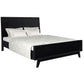 ELIJAH ACACIA WOOD QUEEN BED IN BRUSHED BLACK ACACIA - MyChocolateWood