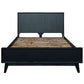 ELIJAH ACACIA WOOD QUEEN BED IN BRUSHED BLACK ACACIA - MyChocolateWood