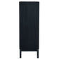 ELIJAH ACACIA WOOD TALLBOY 4 DRAWERS IN BRUSHED BLACK - MyChocolateWood