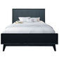 ELIJAH QUEEN SIZE BED + TALLBOY + 2 X BEDSIDE TABLES IN IN BRUSHED BLK PACKAGE DEAL - MyChocolateWood