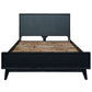 ELIJAH QUEEN SIZE BED + TALLBOY + 2 X BEDSIDE TABLES IN IN BRUSHED BLK PACKAGE DEAL - MyChocolateWood