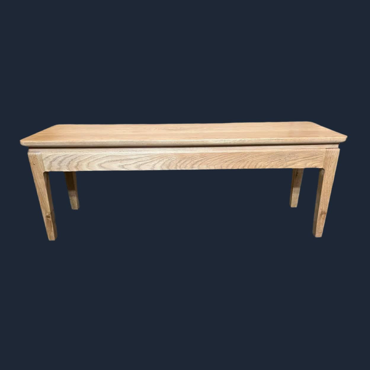 ELLA 3 PIECE BENCH DINING SET IN SOLID OAK 180CM NATURAL COLOUR - MyChocolateWood
