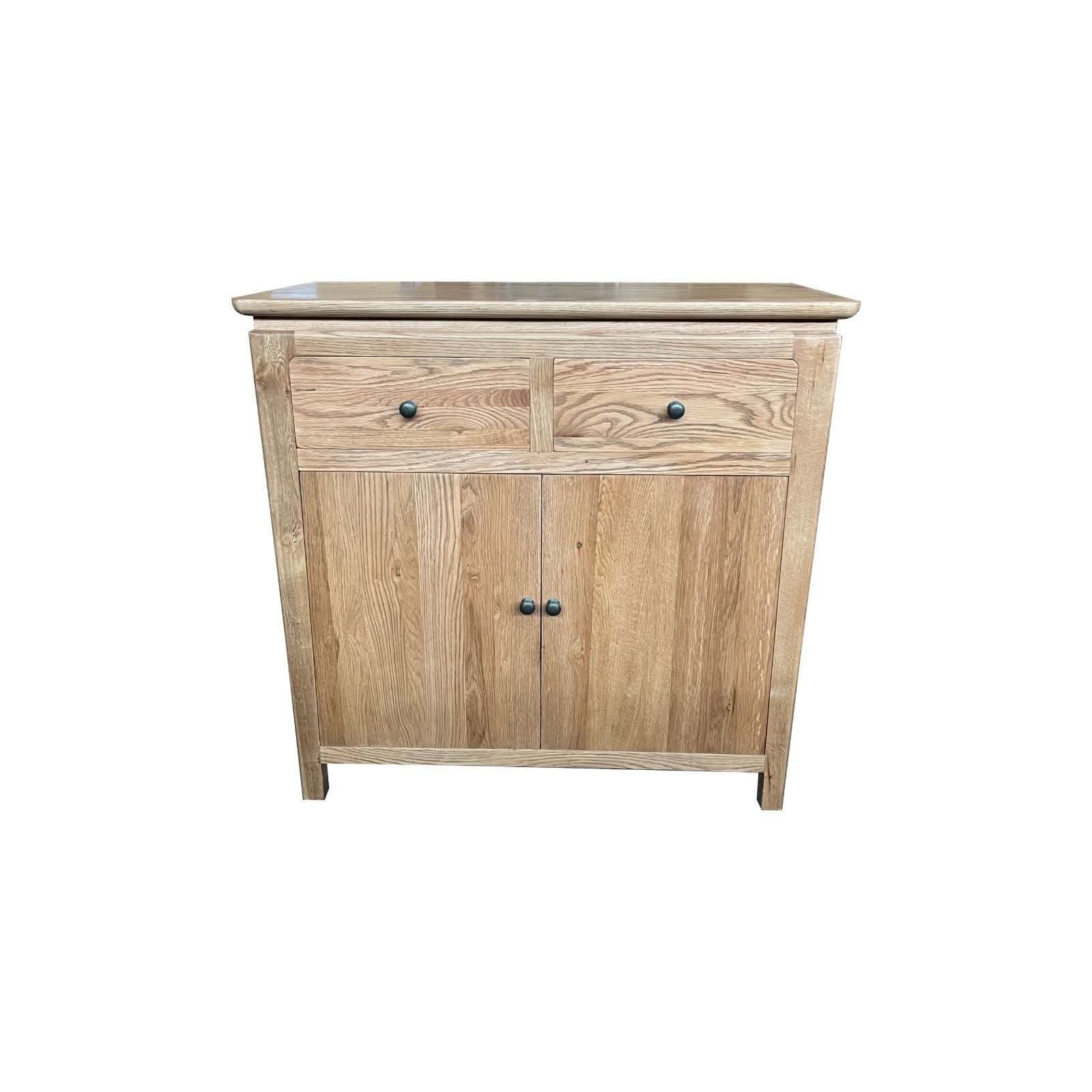 ELLA SOLID OAK BUFFET/SIDEBOARD 2 DOORS & 2 DRAWERS NATURAL - MyChocolateWood