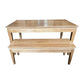 ELLA SOLID OAK DINING TABLE 220CM - MyChocolateWood