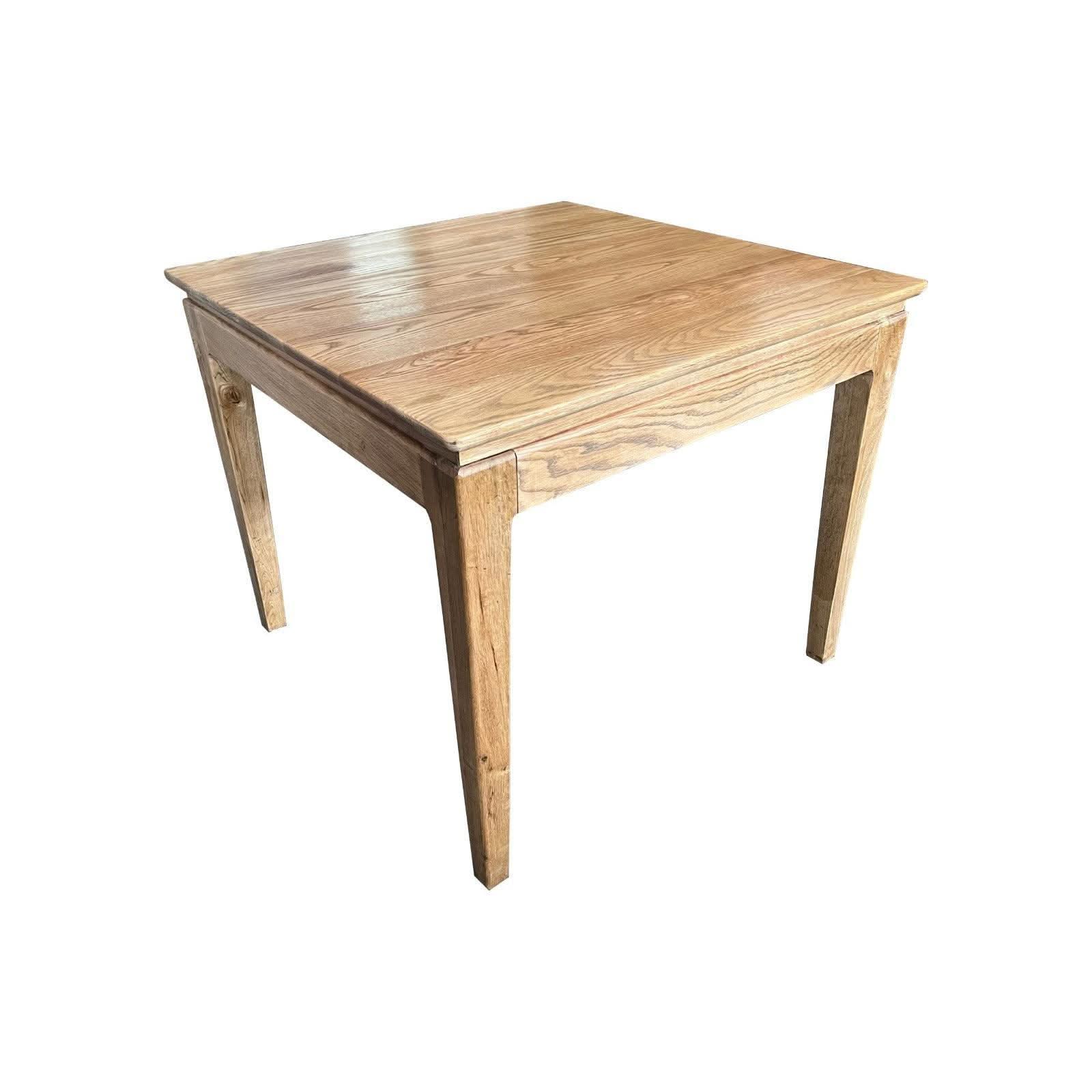 ELLA SOLID OAK SQUARE DINING TABLE 90CM - MyChocolateWood