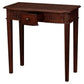 ELLIS SOLID MAHOGANY TIMBER HALL TABLE CONSOLE 80CM MAHOGANY COLOUR - MyChocolateWood