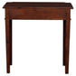ELLIS SOLID MAHOGANY TIMBER HALL TABLE CONSOLE 80CM MAHOGANY COLOUR - MyChocolateWood