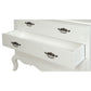 ELODIE 3 DRAWER CHEST/DRESSER IN SOLID MAHOGANY - WHITE - MyChocolateWood