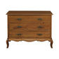ELODIE 3 DRAWER CHEST IN SOLID MAHOGANY - LIGHT PECAN - MyChocolateWood