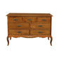ELODIE 7 DRAWER DRESSER/CHEST OF 7 DRAWERS IN SOLID MAHOGANY - LIGHT PECAN - MyChocolateWood