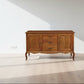 ELODIE BUFFET/SIDEBOARD 2 DOORS 3 DRAWERS IN SOLID MAHOGANY LIGHT PECAN - MyChocolateWood