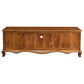 ELODIE SOLID MAHOGANY TV UNIT 2 DOORS 2 DRAWERS LIGHT PECAN 168CM - MyChocolateWood