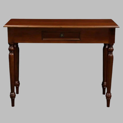 EMERY SOLID MAHOGANY TIMBER HALL TABLE /CONSOLE MAHOGANY COLOUR 100CM