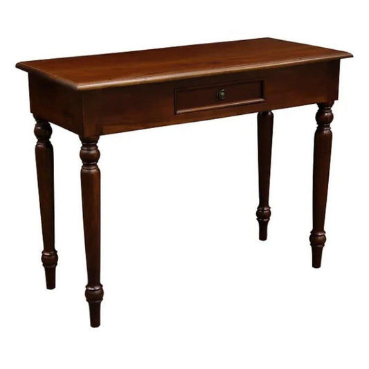 EMERY SOLID MAHOGANY TIMBER HALL TABLE /CONSOLE MAHOGANY COLOUR 100CM