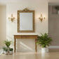 EMERY SOLID MAHOGANY TIMBER HALL TABLE/CONSOLE TABLE LIGHT PECAN - 100CM - MyChocolateWood