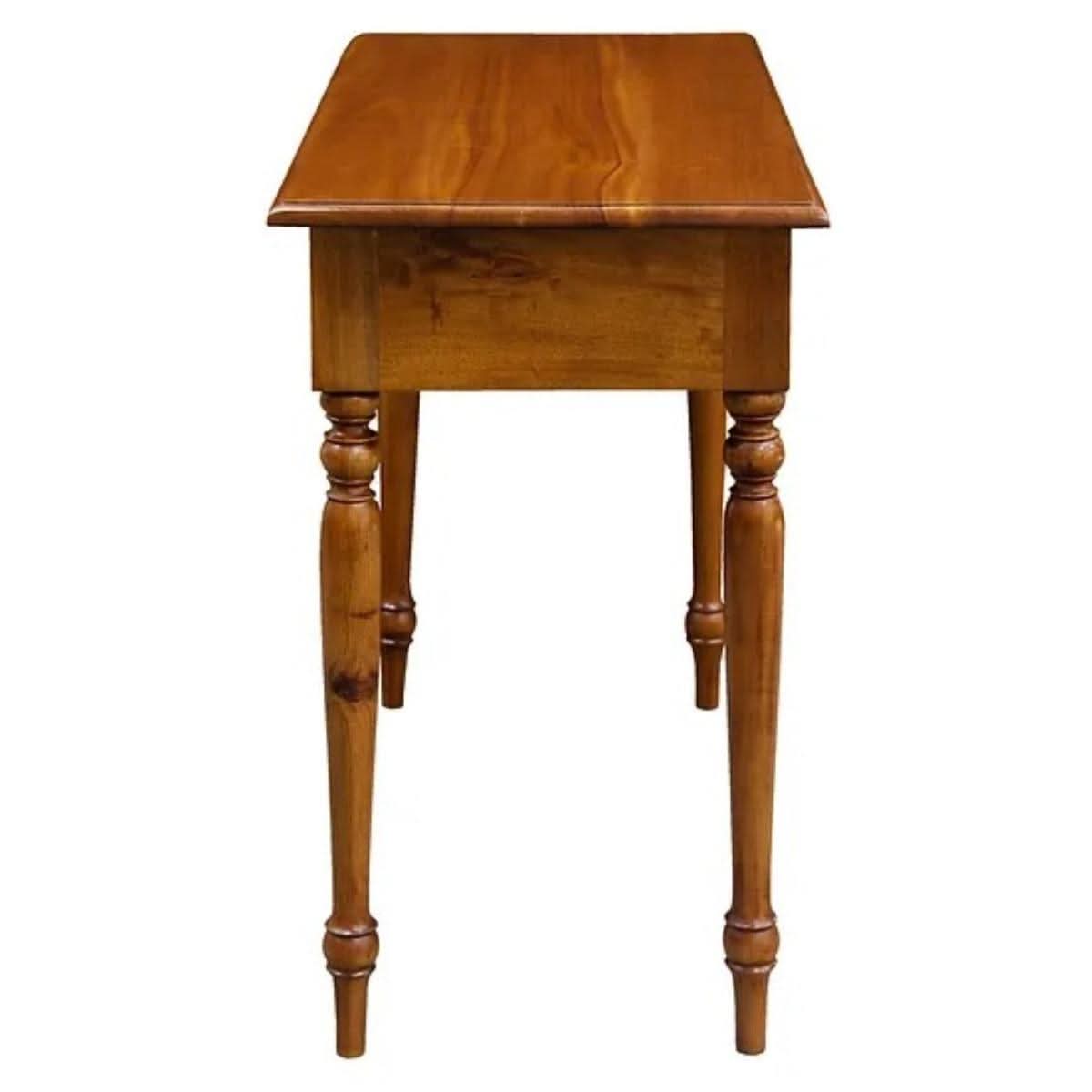 EMERY SOLID MAHOGANY TIMBER HALL TABLE/CONSOLE TABLE LIGHT PECAN - 100CM - MyChocolateWood