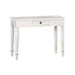 EMERY SOLID MAHOGANY TIMBER HALL TABLE/CONSOLE TABLE WHITE 100CM - MyChocolateWood