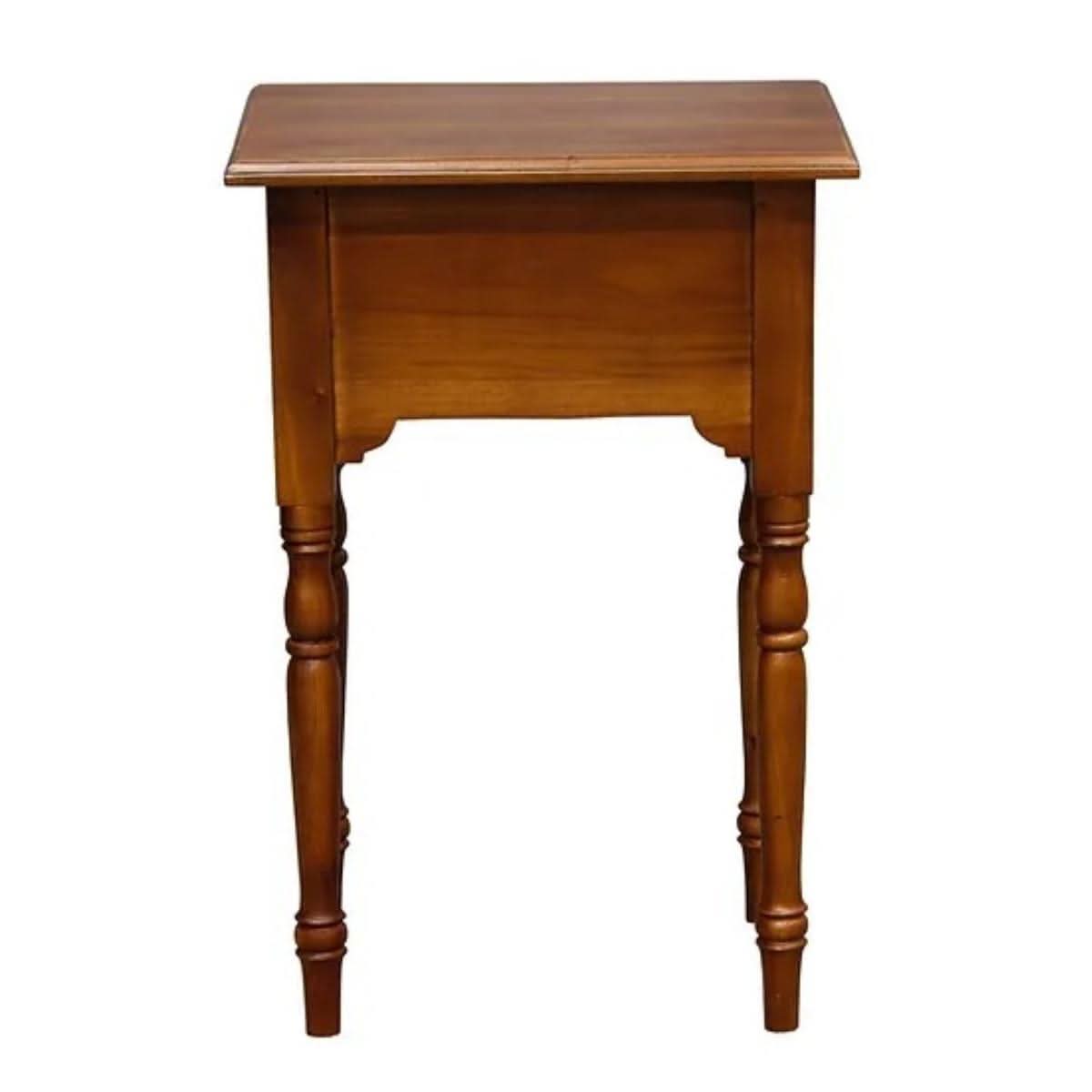 EMERY SOLID MAHOGNAY TIMBER SIDE TABLE - MAHOGANY - MyChocolateWood