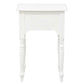 EMERY SOLID MAHOGNAY TIMBER SIDE TABLE - WHITE - MyChocolateWood