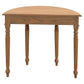EMERY SOLID WHITE CEDAR HALF MOON CONSOLE TABLE/HALL TABLE 83CM - NATURAL - MyChocolateWood