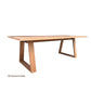 ESSENCE RECYCLED HARDWOOD DINING TABLE IN A RUSTIC FINISH AUSTRALIAN MADE TO ORDER - MyChocolateWood