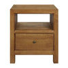 FABRIZIO 1 DRAWER BEDSIDE TABLE IN MINDI BROWN
