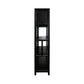 FABRIZIO DISPLAY CABINET IN BLACK - MyChocolateWood