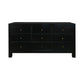 FABRIZIO MINDI WOOD 9 DRAWER DRESSER/ 9 DRAWER CHEST OF DRAWERS IN BLACK - MyChocolateWood