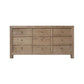 FABRIZIO MINDI WOOD 9 DRAWERS DRESSER 9 DRAWER CHEST OF DRAWERS IN MINDI BROWN - MyChocolateWood